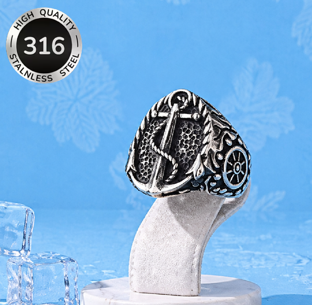 Sygnet z Kotwicą – Stal 316
