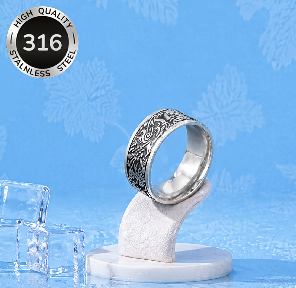 Grawerowany Sygnet Męski – Stal 316 Premium