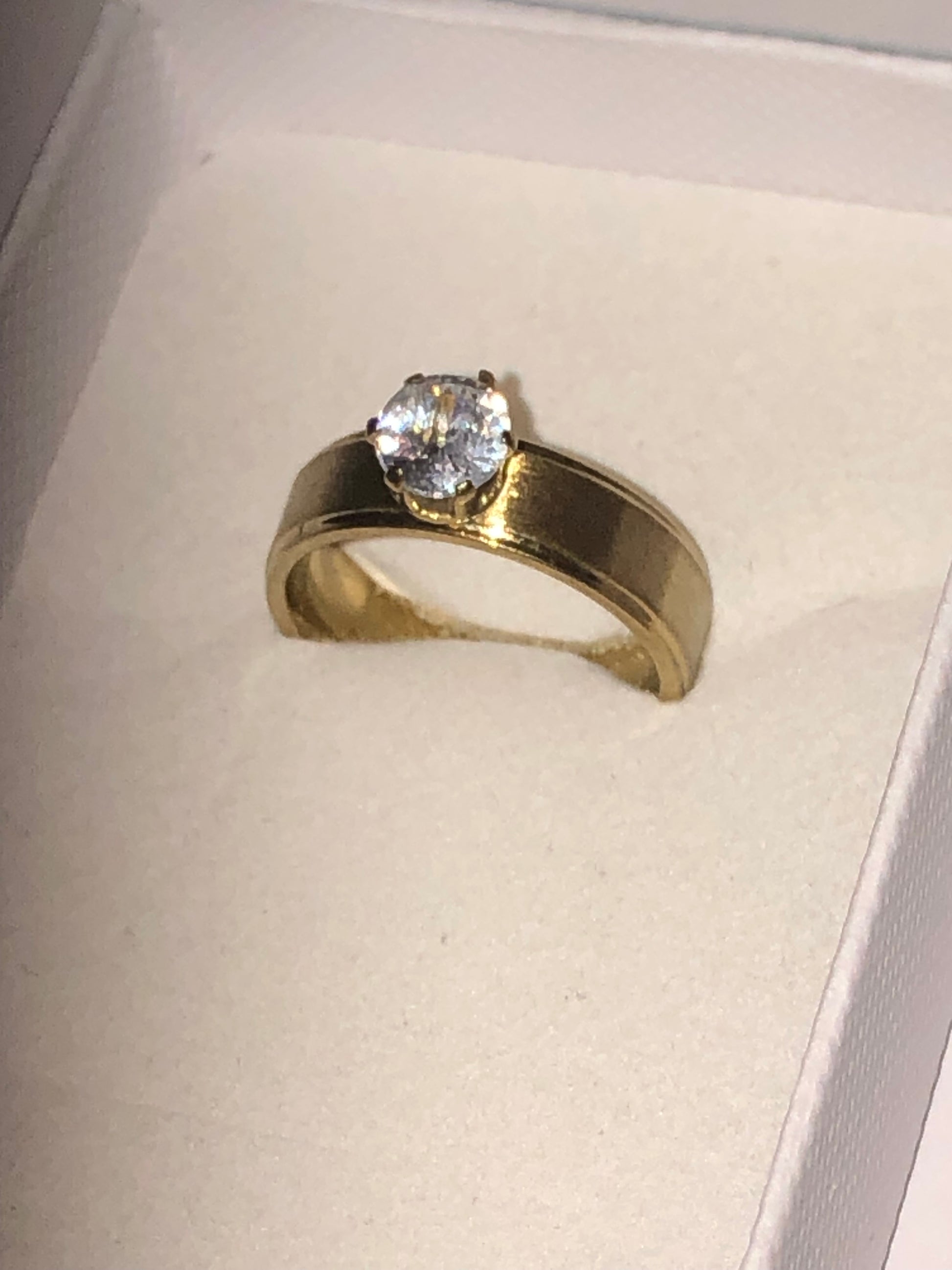 Srebrny Pierścionek z Obręczami i Diamentem Stal 316
