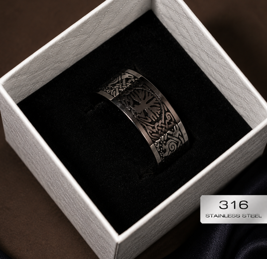 Grawerowany Sygnet Męski – Stal 316 Premium