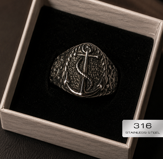 Sygnet z Kotwicą – Stal 316