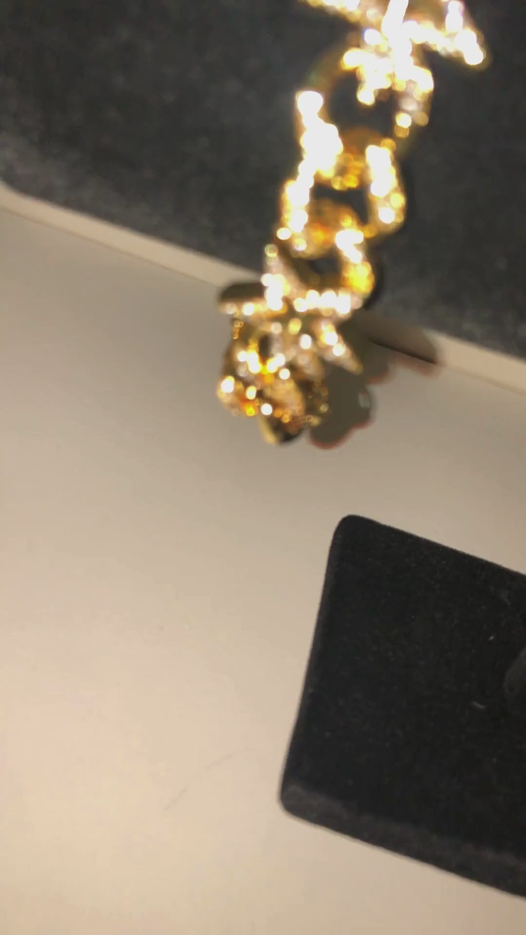 Kubańska bransoleta złota w gwiazdy 20 cm