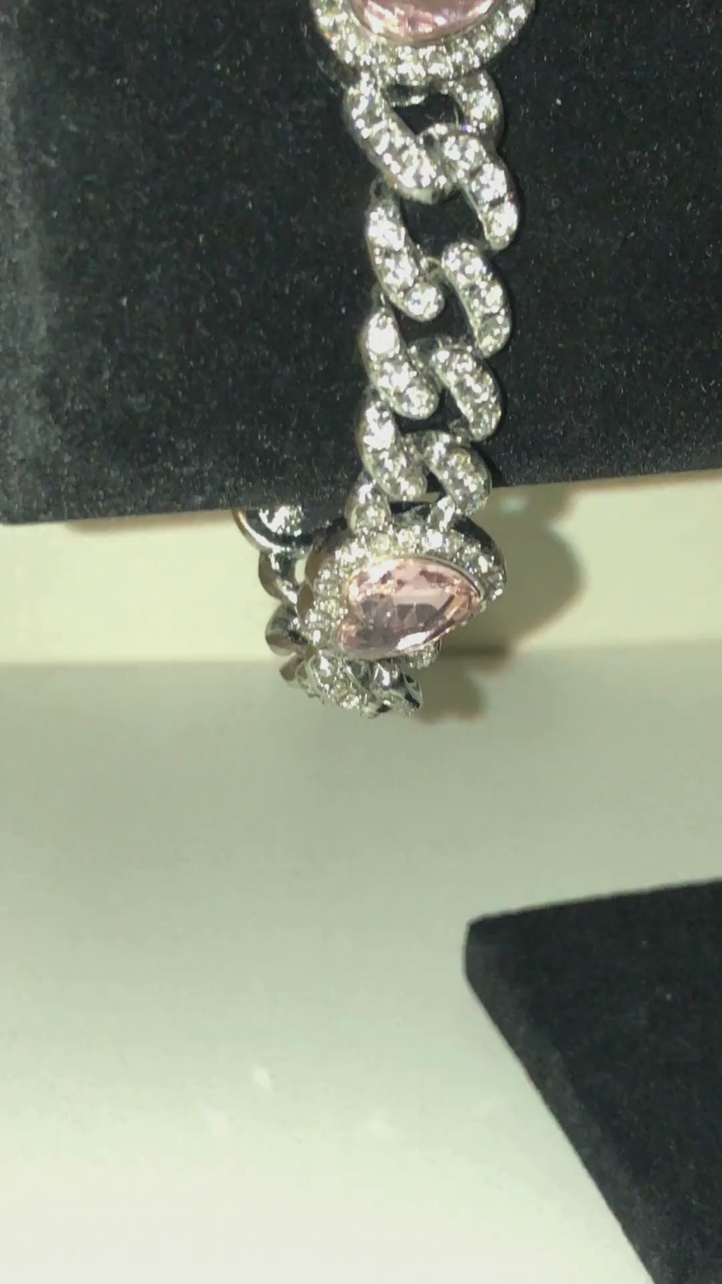 Bransoleta kubańska z sercami 20,3 cm