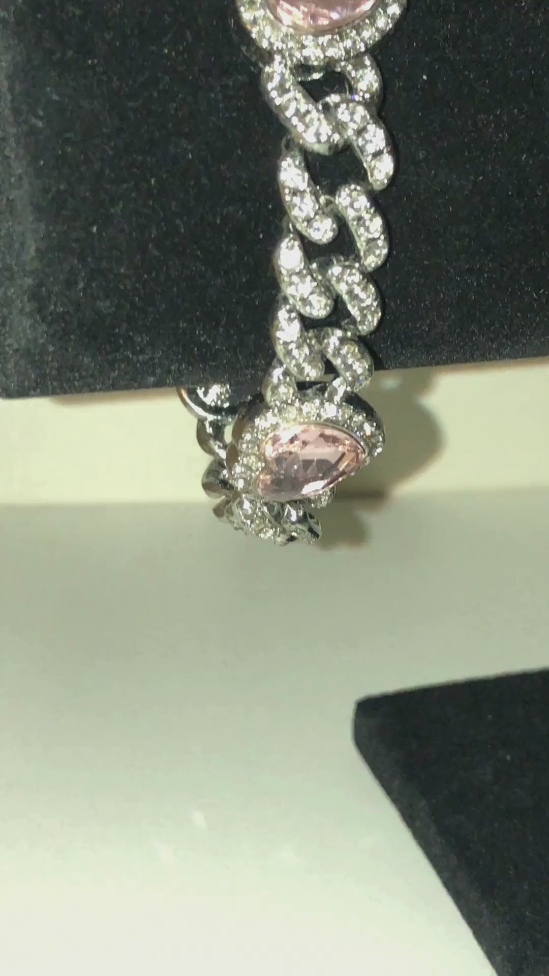 Bransoleta kubańska z sercami 20,3 cm