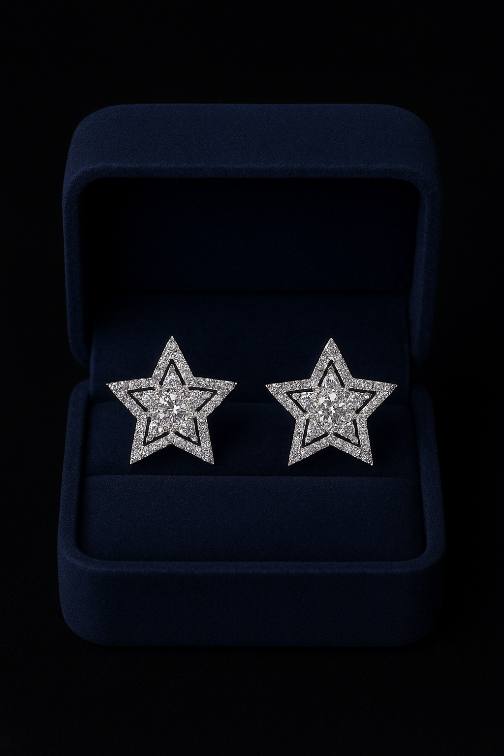 Kolczyki gwiazdy – błyszczące kolczyki